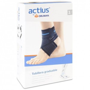 Actius Tobillera Elastabilizadora Graduable Ace902 Talla 3, 1 Unidad