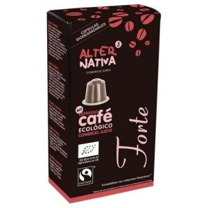 Cafe Forte 10Capsulas Biodegradables Eco