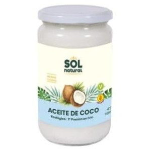 Solnatural Aceite Coco Virg Extr Bio 580Ml