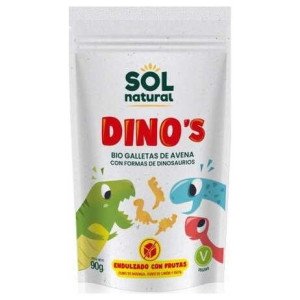 Sol Natural Galletas Avena Integral Y Fruta Dino'S Bio 90G