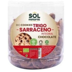 Solnatural Cookies Trigo Sarraceno Chocolate Bio 1300G