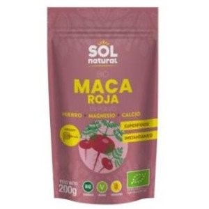 Sol Natural Maca Roja En Polvo Bio 200G