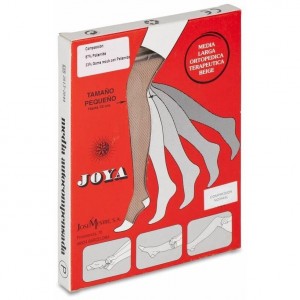 Joya Media Extra Larga De Compresión Normal Beige Talla Grande, 1 Ud