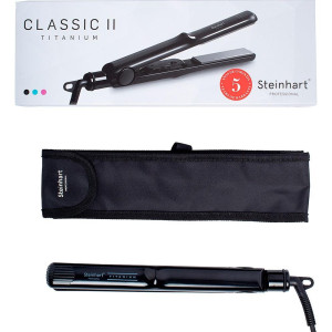 Steinhart Classic Ii Titanium Plancha De Pelo Negro 2 U
