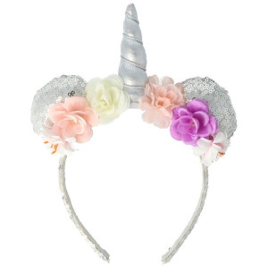 Diadema Lentejuelas Unicornio 1 Pz