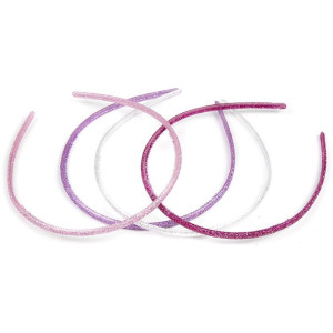 Diademas Finas De Purpurina Lote 4 Pz