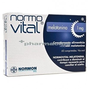 Normovital Melatonina (1 Mg 60 Comprimidos)