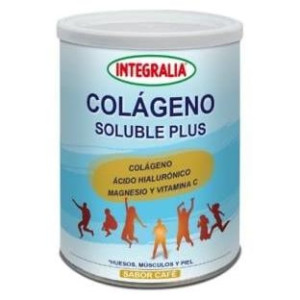 Integralia Colágeno Soluble Plus Hialurónico Magnesio Sabor Café 360G