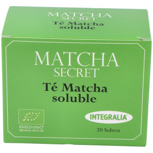 Té Matcha Ecologico Soluble Integralia 20 Sobres