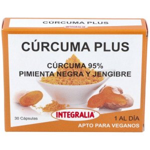 Integralia Curcuma Plus Con Pimienta Negra Y Jengibre 30Caps