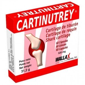 Wallas Cartinutrey Cartílago De Tiburón 60 Cápsulas