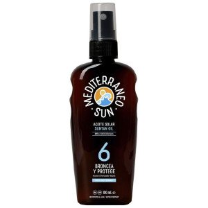 Mediterraneo Sun Coco Aceite Bronceador Corporal Dark Spf6 100Ml