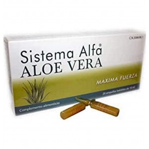 Sistema Alfa Aloe Vera Maxima Fuerza (20 Viales)