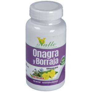 El Valle Onagra Borraja Vitamina E 120Caps