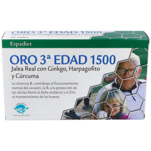 Espadiet Jalea Real Tercera Edad Oro 20Uds