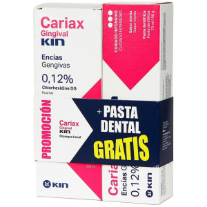 Kin Cariax Gingival Pack De Colutorio 250Ml Y Pasta Dental 75Ml