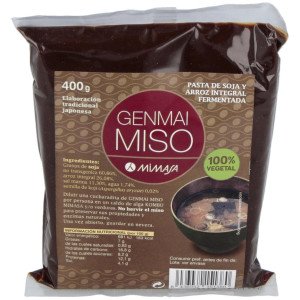 Mimasa Genmai Miso Arroz Integral Bolsa 400G