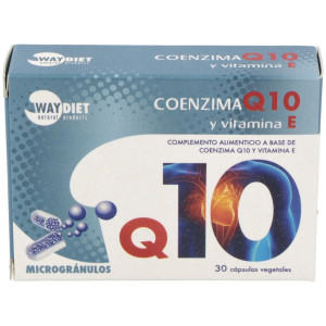 Waydiet Natural Q10 + Vit E 30Caps