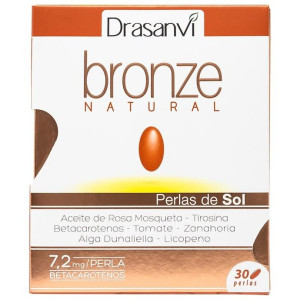 Bronze Natural Perlas De Sol Betacarotenos 30U