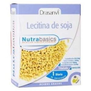 Nutrabasics Lecitina De Soja 1200Mg. 48Perlas