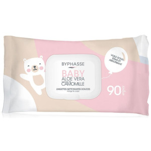 Toallitas Limpiadoras Bebé Aloe Vera Y Extracto De Camomila 90 U