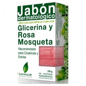 Sanasur Jabón Glicerina Rosa Mosqueta100Sanasur