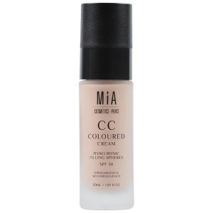 Mia Cc Coloured Cream Color Medio Hyaluronic Filling Spheres Spf