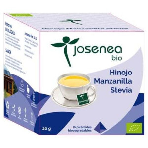 Hinojo-Manzanilla-Stevia 10Piramides Ensobrada Bio