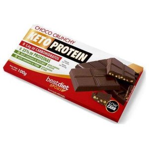 Best Diet Tableta De Chocolate Crunchy Keto Proteina 100G