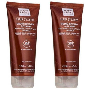 Martiderm Hair System Champú Anticaída Antiaging 2X200Ml