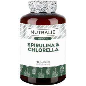 Nutralie Espirulina Y Chlorella 180 Cápsulas