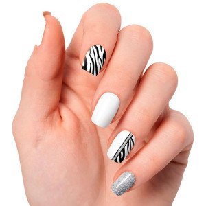 Láminas De Uñas De Gel Premium Glam Funky Baby 20 U