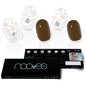 Láminas De Uñas De Gel Suzanne Premium Glam Glitter 20 U