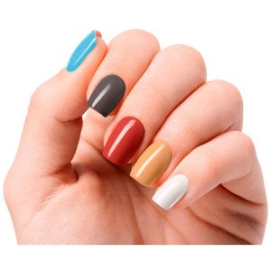 Láminas De Uñas De Gel Premium Glam Melody 20 U