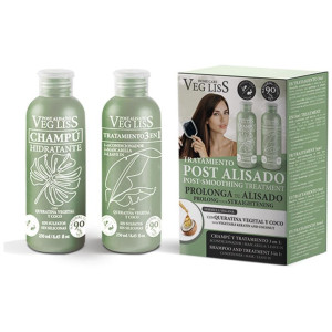 Veg Liss Post Alisado Vegano Champú Y Tratamiento 3 En 1 2 U