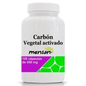 Mensan Carbon Vegetal Activado 450Mg 100Caps