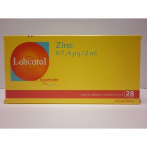 Labcatal 18 Zinc 28 Ampollas 2Ml