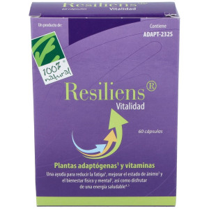 100% Natural Resiliens Vitalidad 60 Cápsulas