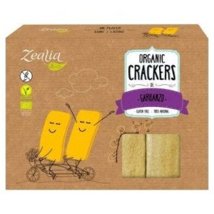 Zealia Crackers Garbanzos Sin Gluten Bio 120G