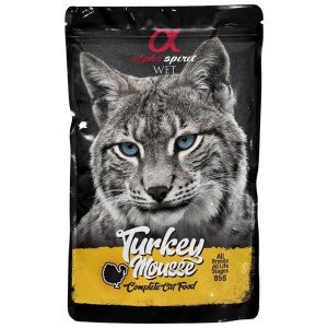 Alpha Spirit Gato Pouch Mousse Pavo 24 X 85 Gr