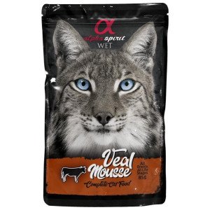 Alpha Spirit Gato Pouch Mousse Ternera 24 X 85 Gr