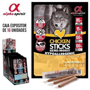 Alpha Spirit Ristra De Barritas Pollo 16U 4X10G