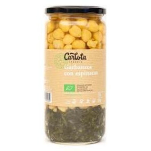 Carlota Organic Garbanzos Con Espinacas 720G