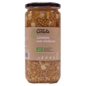 Carlota Organic Lentejas Verduras Bio 720G