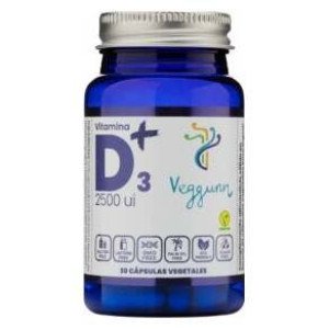 Veggunn Vitamina D3 2500Ui Plus 30 Cápsulas