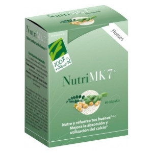 100% Natural Nutrimk7 Huesos 60 Cápsulas Gelatina - Cien por Cien Natural