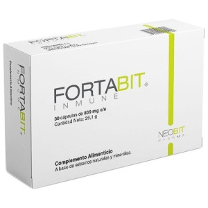 Neobit Pharma Fortabit Inmune Suplemento Alimenticio Para El Sistema Inmunológico 30 Cápsulas