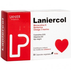 Lanier Pharma Laniercol Para Mantener Los Niveles De Colesterol En 30 Cápsulas
