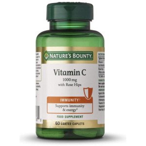 Vitamina C 1000 Mg Con Escaramujo 60 Cápsulas Recubiertas