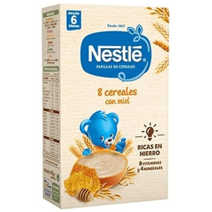 Nestlé Papilla 8 Cereales Con Miel 950G